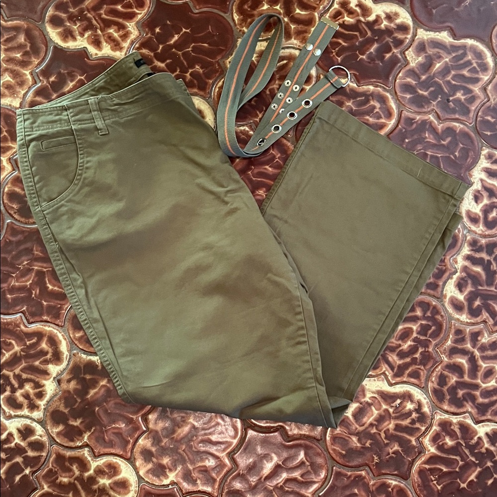 Khazana Stretch Khaki Pants 18W Belt Included
